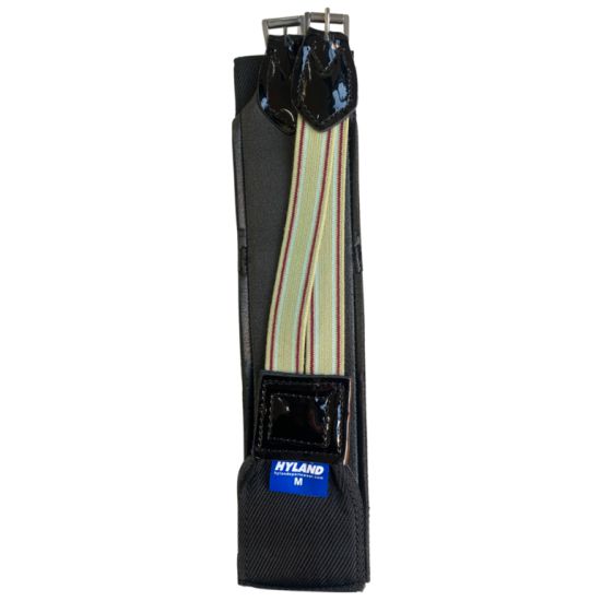 HYLAND ULTRA LIGHT GIRTH SINGLE ELASTIC- BLACK