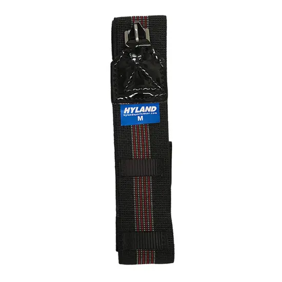 A/E SURCINGLE 2" BLACK,RED STRIP
