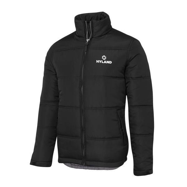 HYLAND PUFFER JACKET BLACK