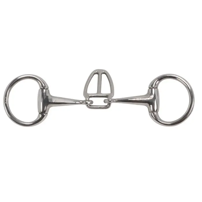 Dressage Eggbutt Bradoon Bit w/Tongue Control 11.5CM