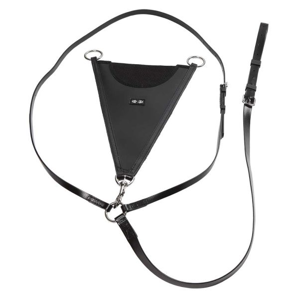 ELASTIC BIB MARTINGALE -BLACK