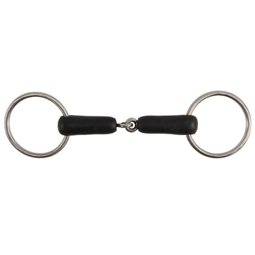 [BITS:BIT1925C] Soft Mouth L/Ring Snaffle Bit Cob/12.5cm