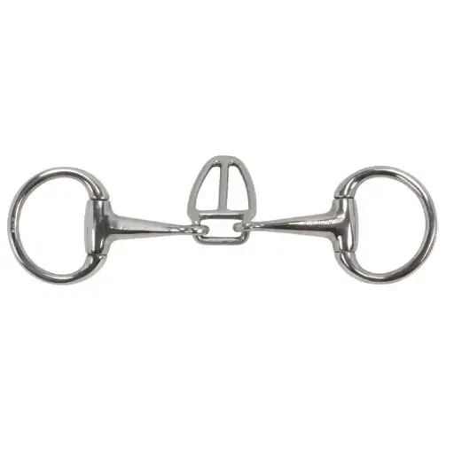 [BITS:BIT2500P] Dressage Eggbutt Bradoon Bit w/Tongue Control 11.5CM
