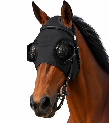 BLINKER MESH EYES with 1/2 CUP ALL BLACK