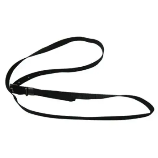 [NECK STRAP:MKNS06-B] NECK STRAP PVC 1/2 BLACK