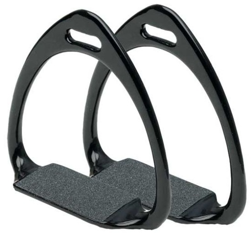 [STIRRUP IRONS:SIBAL-BLACK] ZILCO BALANCE PLATFORM IRONS